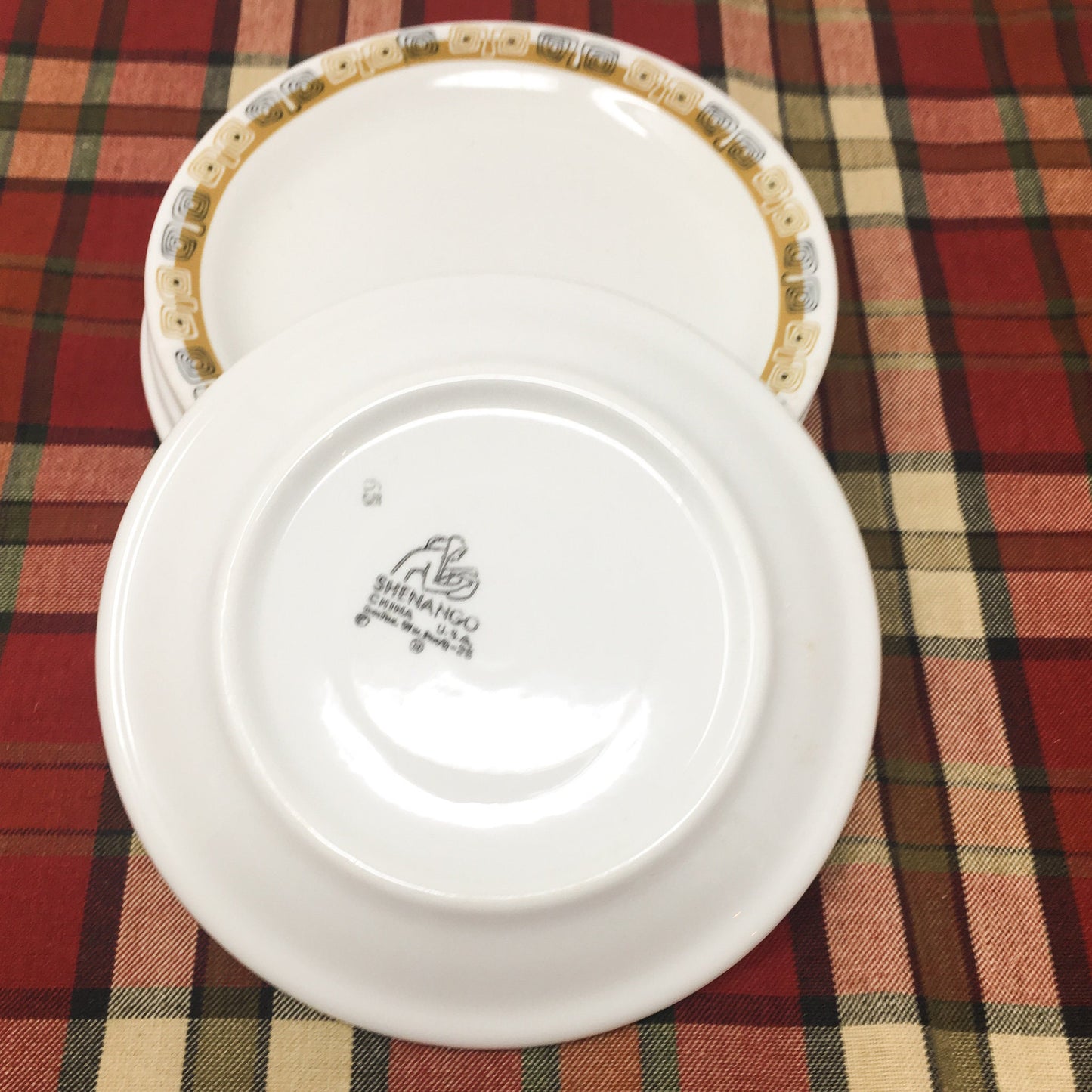Shenango China Fantasy Four Appetizer Plates