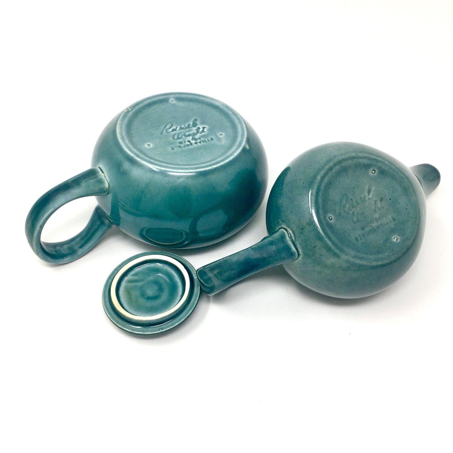 Russel Wright American Modern | Seafoam Creamer and Sugar