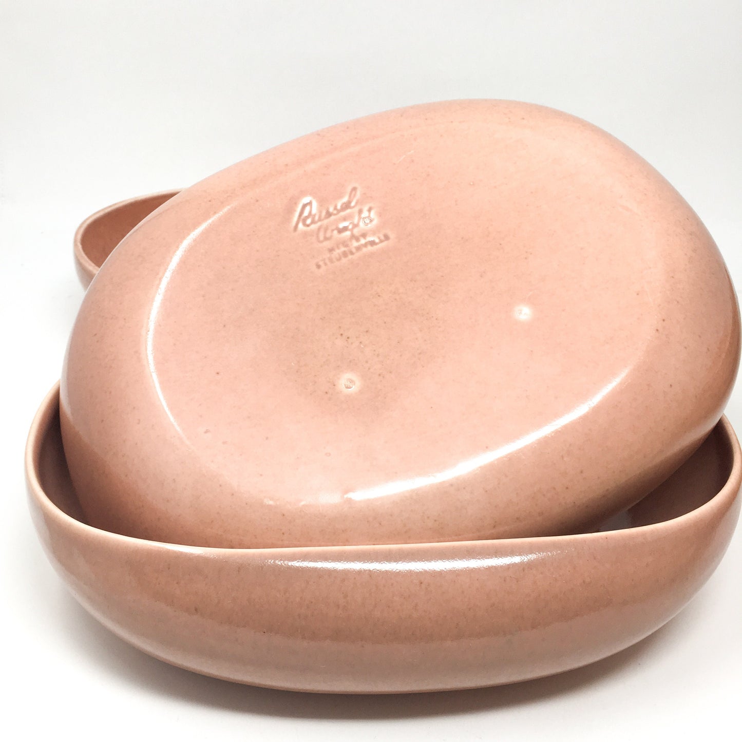 Russel Wright American Modern | Coral Vegetable Serving Bowl