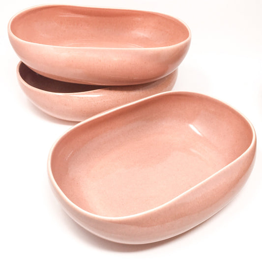 Russel Wright American Modern | Coral Vegetable Serving Bowl