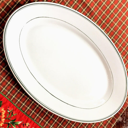 Vintage McNicol Large Oval Platter | Restaurant Ware