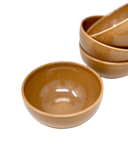 Russel Wright Iroquois Casual China | Warm Apricot Deep Soup Bowl