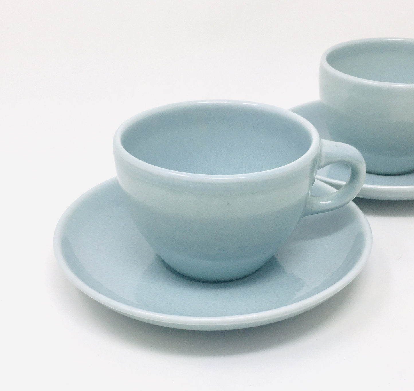 Russel Wright Iroquois Casual China  | Foamy Blue Cup and Saucer
