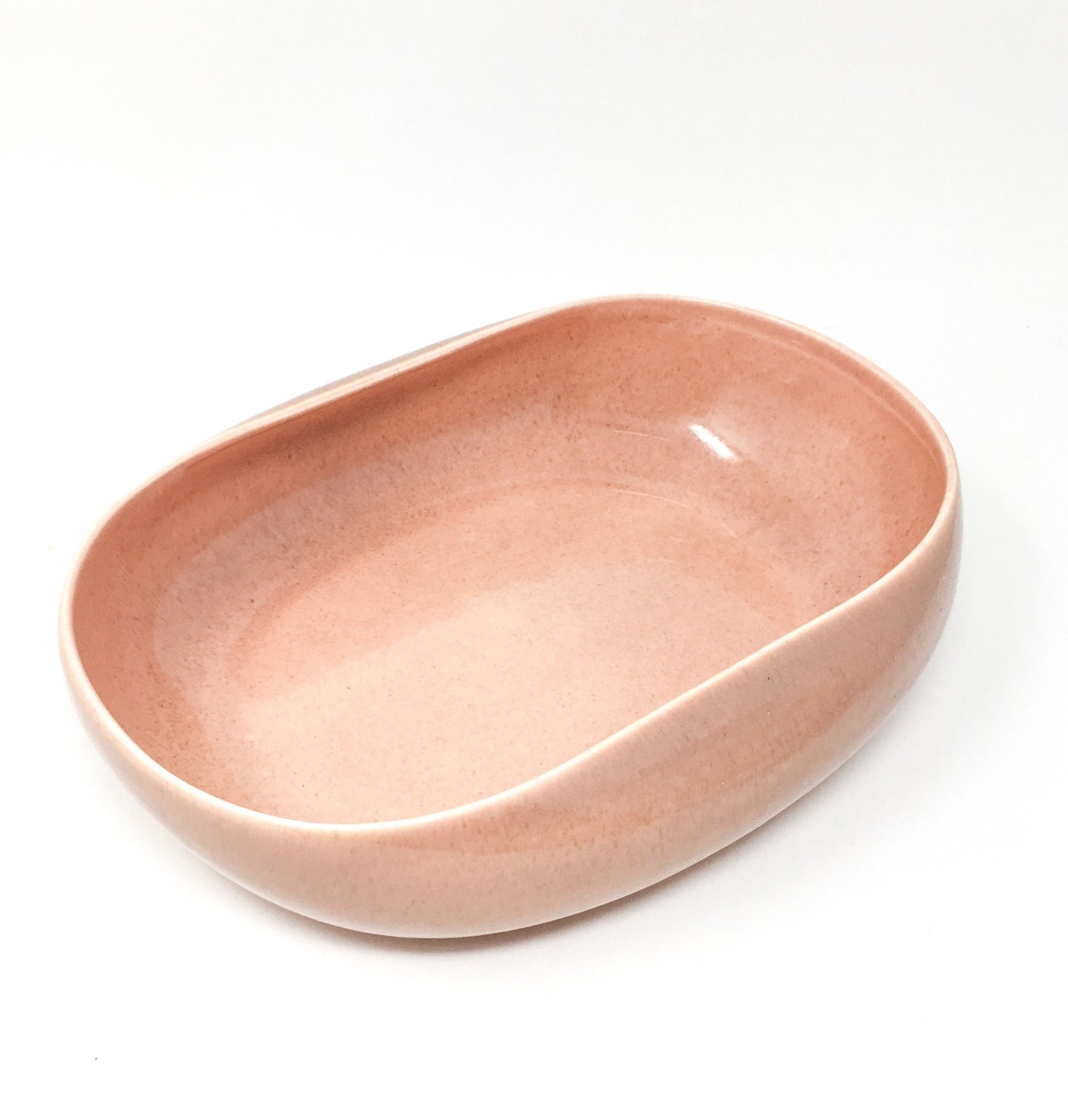 Russel Wright American Modern | Coral Vegetable Serving Bowl