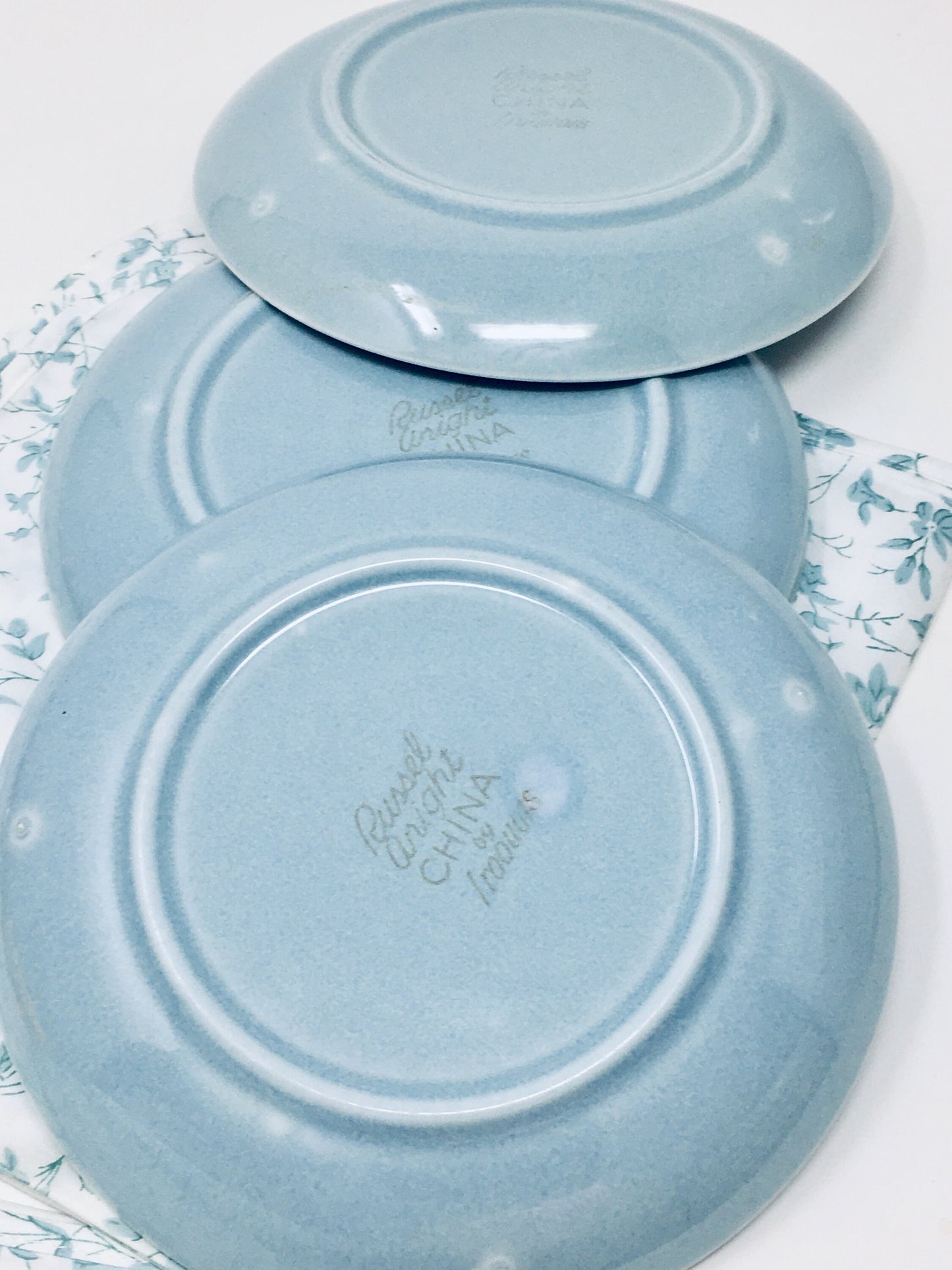 Russel Wright Foamy Blue Bread Plate | Casual China