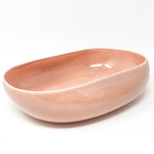 Russel Wright American Modern | Coral Vegetable Serving Bowl