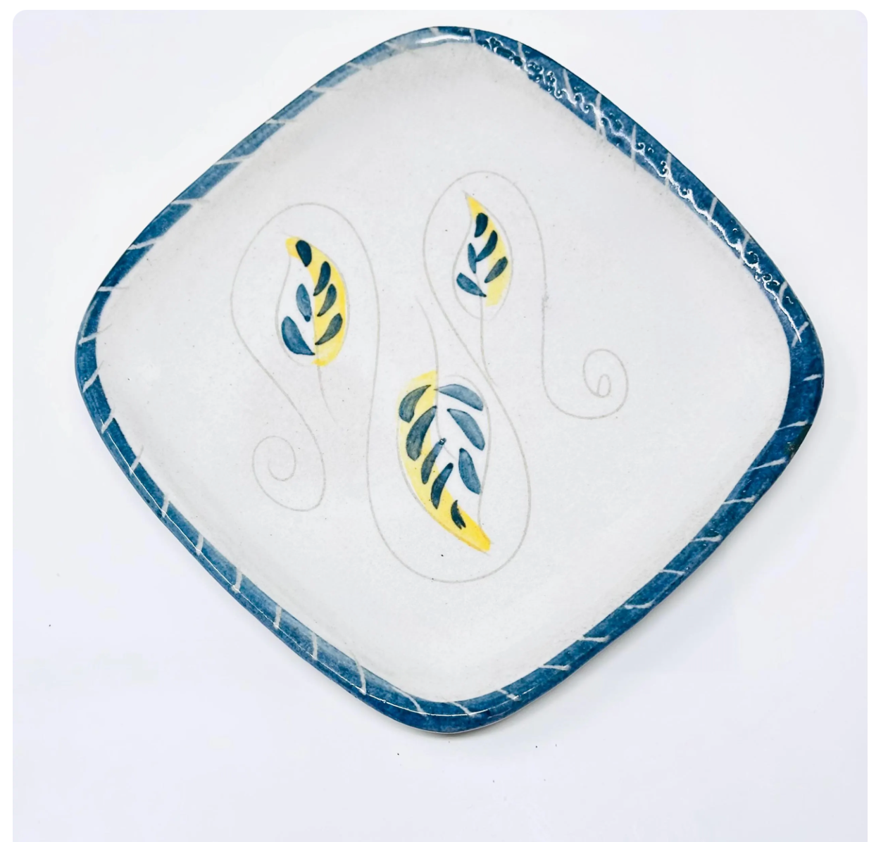 Glidden Pottery Will o' Wisp | Small Plate 35 | Mid Century Pottery