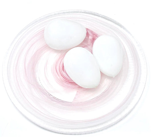 Antique Egg, White Milk Glass, Hand Blown, Pontil, 1900-1940