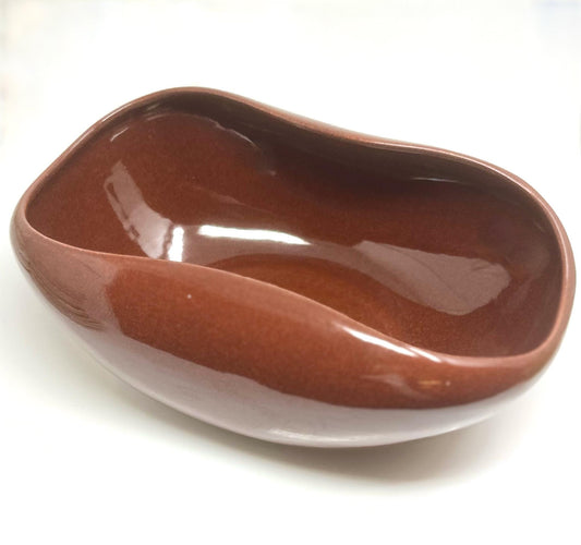 Russel Wright American Modern | Bean Brown Salad Serving Bowl