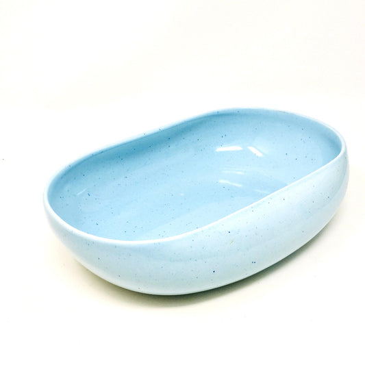 Russel Wright American Modern | Glacier Blue Vegetable Serving Bowl
