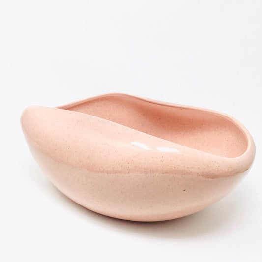 Russel Wright American Modern | Coral Large Salad Bowl,, Steubenville Pottery, 1939-1959